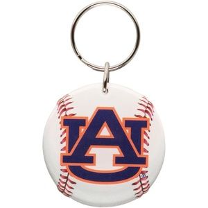 Auburn Tigers Baseball Keychain